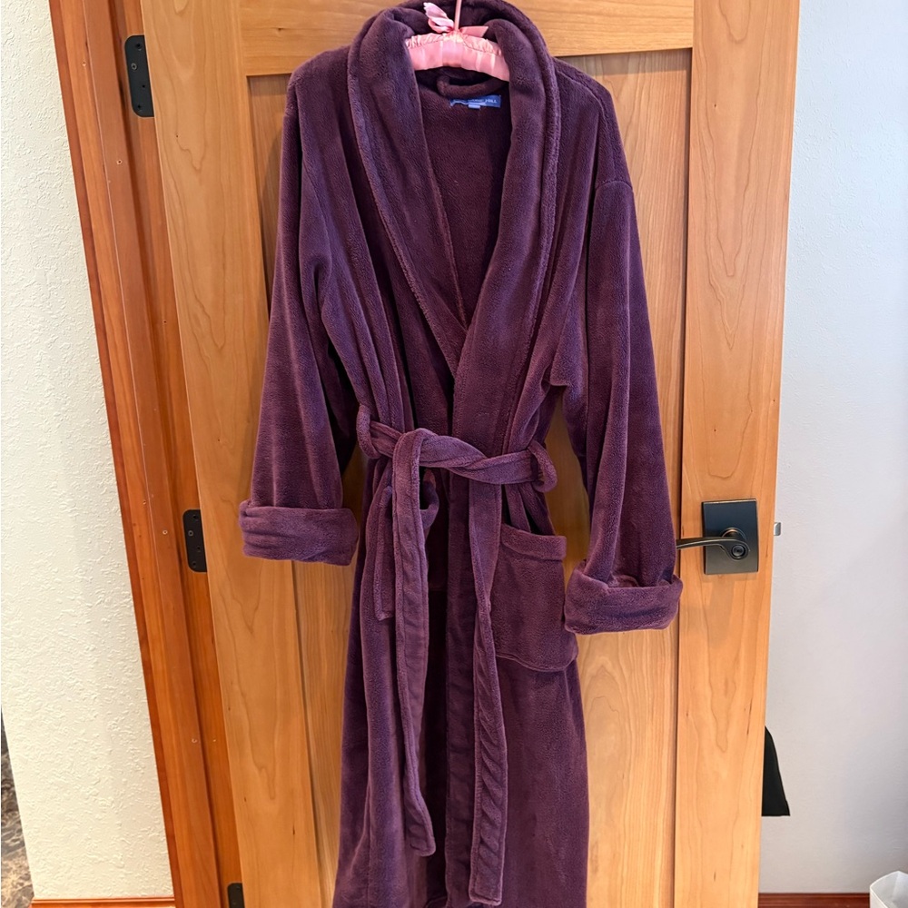 Pine Cone Hill Deep Purple Robe One Size